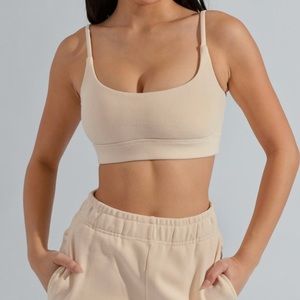 NWOT BuffBunny Cloud Bralette in Off White, Size Small